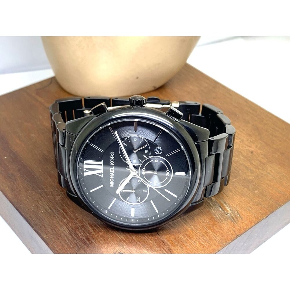 Michael Kors Men's Watch MK8993 Quartz Chronograph Black Dial Stainless Steel - Picture 9 of 15